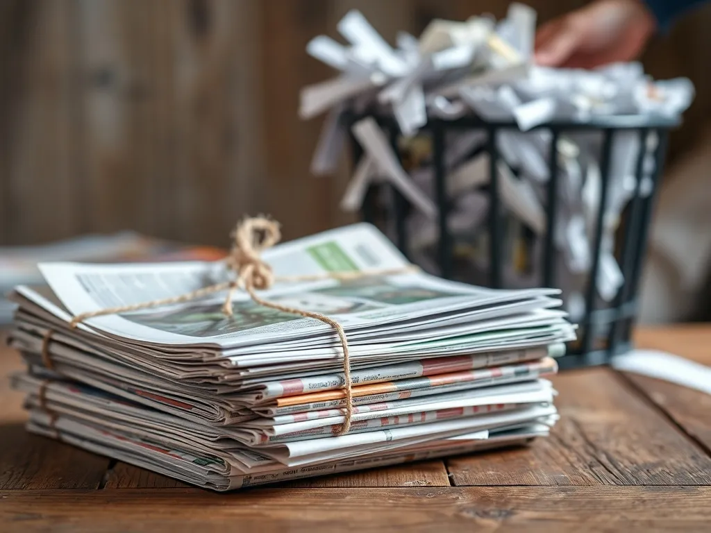 Gdzie można sprzedać makulaturę? Sprawdź najlepsze miejsca!